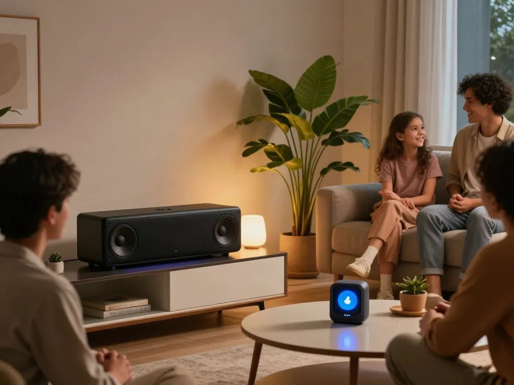 Vision Speaker Price showcased in a stylish living room with modern decor.